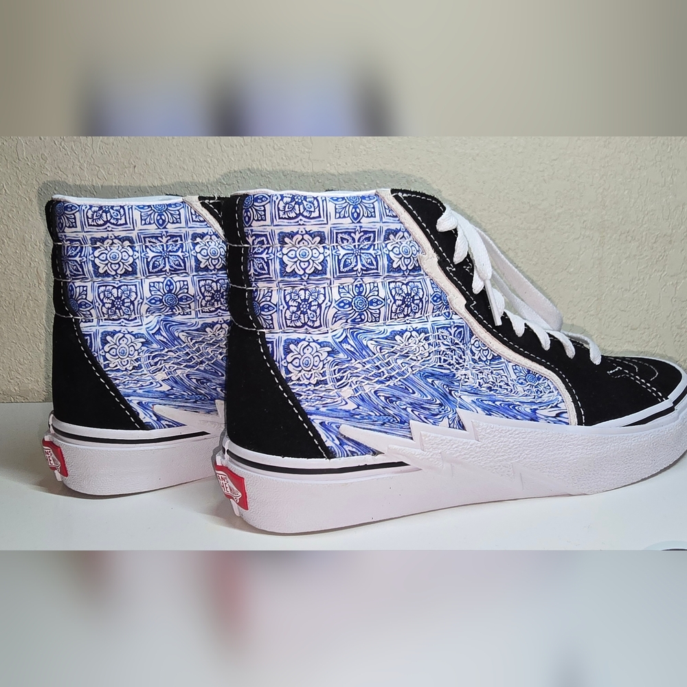 NWT Vans Sk8-Hi Bolt Liquify Black - Mens 5.5 - 6 - Picture 3 of 7